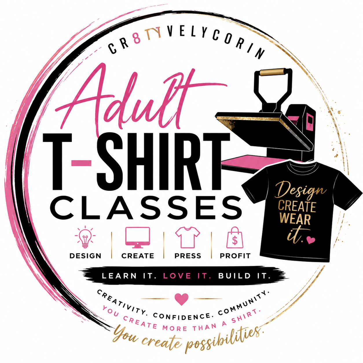 Adult T-Shirt Classes