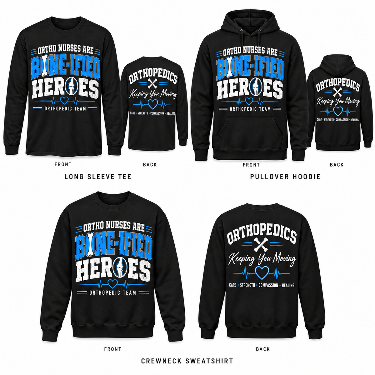 Ortho Nurses Are Bone-ified Heroes Tee