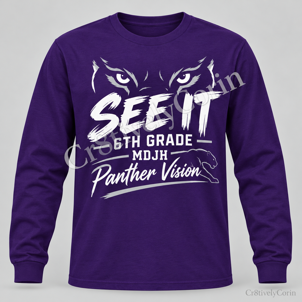 MDJH 6th Grade "See It" Adult & Staff Spirit Tee