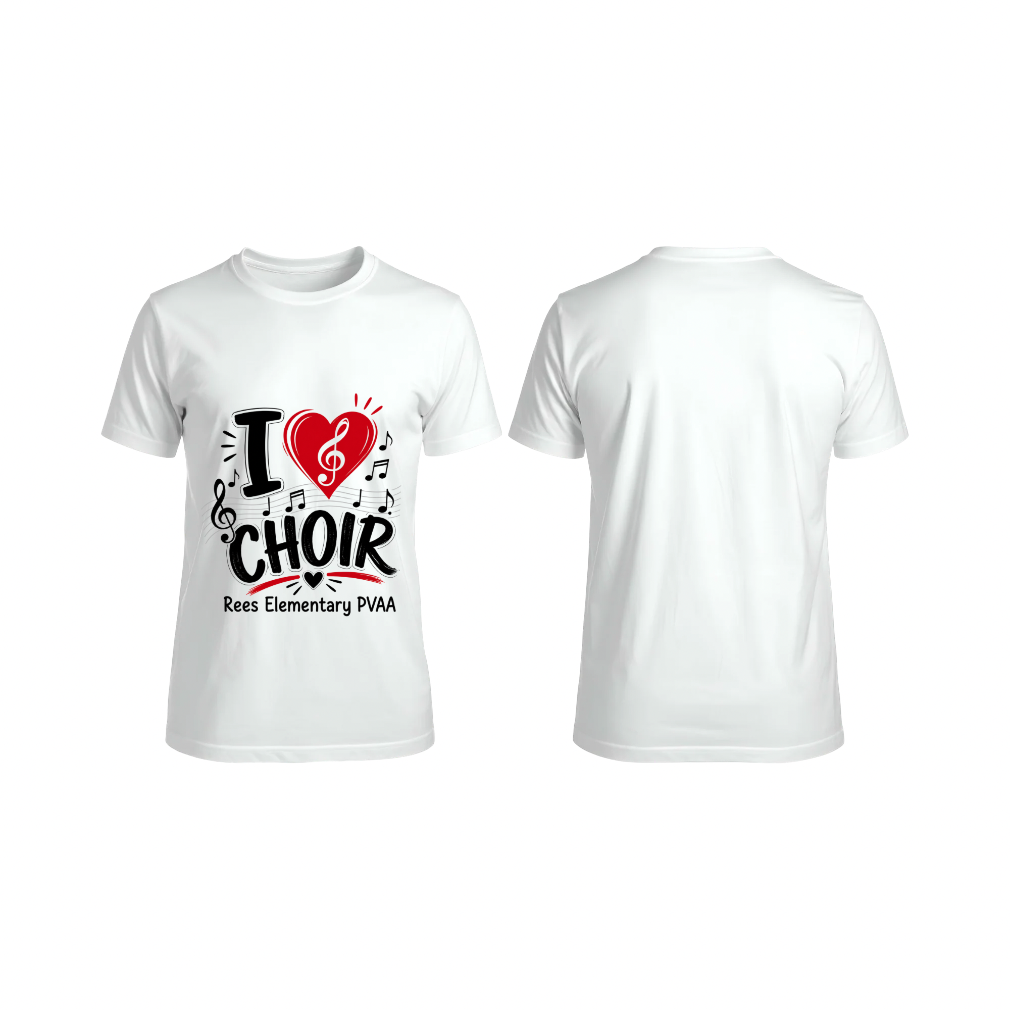 Rees Elementary PVAA “I Heart Choir” Shirt